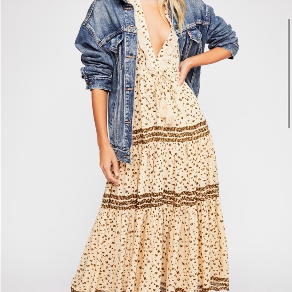 Free people rare feelings maxi dress